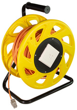 Netzwerk Kabeltrommel, Kat. 6A mit Kat. 7 Rohkabel, S/FTP, 1.200 MHz