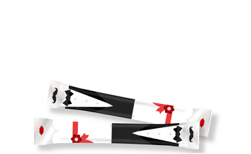 Sticks de sucre "mariage", portion individuelle