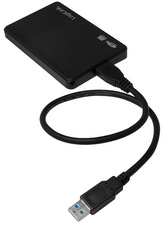 2,5" SATA Festplatten-Gehäuse, USB 3.0, Aluminium