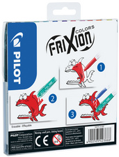Radierbarer Fasermaler FRIXION COLORS, 12er Kunststoffetui