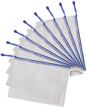Symbolbild: Reißverschlusstaschen "ZIPPER", blau