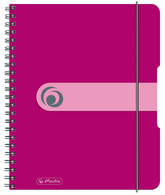 Cahier à spirales easy orga to go, framboise