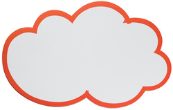 Moderationskarte "Wolke", selbstklebend