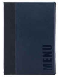 Speisekarten-Mappe TRENDY, blau