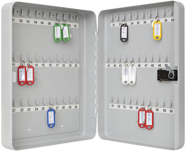 Armoire à clés avec serrure à combinaison de 3 chiffres pour 60 clés
