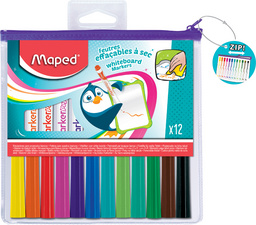 Whiteboard-Marker Marker'Peps, 12er Reißverschlusstasche