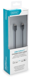 Symbolbild: USB 2.0 Anschlusskabel, USB-C Stecker - Micro USB-B Stecker, in Blisterverpackung