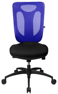 Bürodrehstuhl "Net Pro 100", schwarz / blau