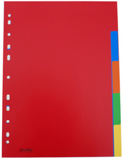 Kunststoff-Register, DIN A4, 5-teilig