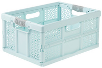 Caisse de rangement pliante pro "lea", aquamarine