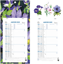 Visuel de référence: Calendrier mural Fleurs, assorti