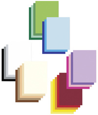 Jumbo-Tonpapierblock, Farben