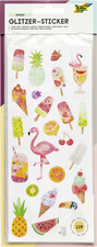 Glitzer-Sticker "Exotic"
