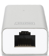 Mit 1 x RJ45 10/100/1000 MBit/Sek. Port