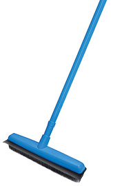 Gummibesen, mit Teleskopstiel - blau