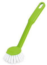 Brosse à vaisselle, tête ronde - vert