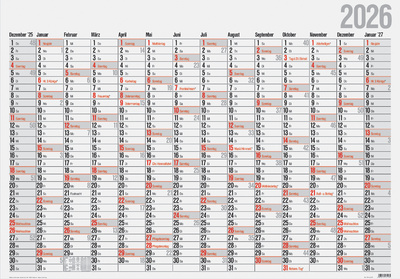 Wandkalender "Plakatkalender Office I"