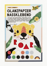 Glanzpapier-Heft