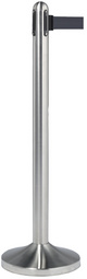 Absperrsystem RETRACTABLE - Set, chrom / schwarz