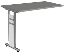 Zubehör: Anbau-Schreibtisch "Form 4", graphit