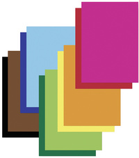  Tonpapierblock, Farben