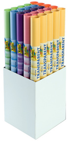 Transparentpapier, 6-farbig