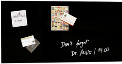 Visuel de référence: tableau magnétique en verre "artverum", noir