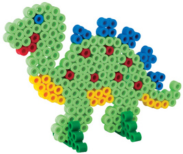 visuel de référence: perles à repasser maxi "dinosaure"