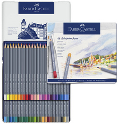 Aquarellstifte GOLDFABER, 48er Metalletui
