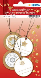 Geschenkanhänger gold (15276)