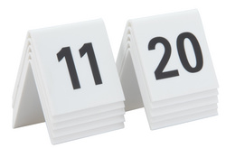 Set de numéros de table 11 - 20