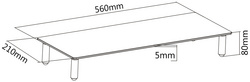 Skizze: Abmessungen