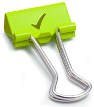  Foldback-Klammer, grün, Häckchen