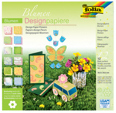 Bloc de papier design "Fleurs"