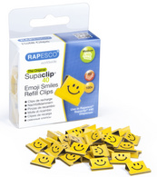 Supaclip(R) 40, gelb, Smile-Motiv, in Verpackung