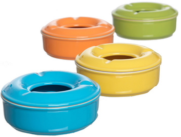 Cendrier PINTURA, couleurs assorties
