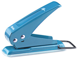Einfachlocher, blau