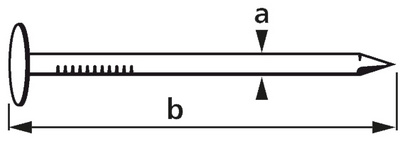  Symbolbild: Dachpappstift, Piktogramm