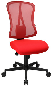 Bürodrehstuhl "Art Comfort Net", rot
