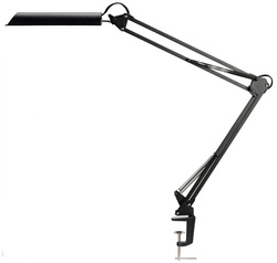 Lampe de bureau à LED SWINGO, noir, pince