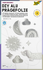 Prägefolienmappe, silber