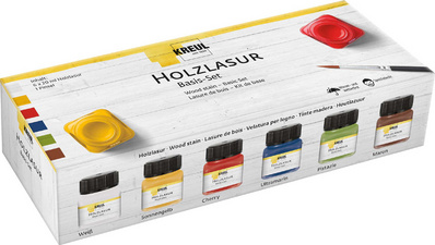 Holzlasur, Basis-Set 6 x 20 ml