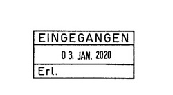 Abdruckbeispiel: 5440, EINGEGANGEN/Erl.