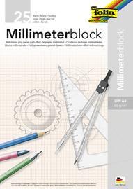 Bloc de papier millimétré
