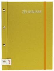  Zeugnismappe Metallium, gold