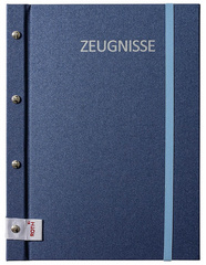  Zeugnismappe Metallium, blau