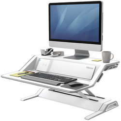 Visuel de référence: Station de travail assis-debout Lotus DX, blanc