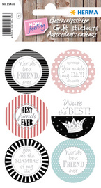 Etiquettes pour cadeaux HOME "You Are The Best"
