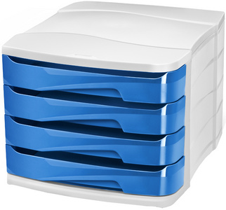 Schubladenbox GLOSS, blau