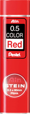 Mine de couleur pour porte-mines AIN STEIN, rouge